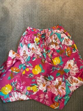 Fate floral wide leg pants